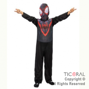 DISF ECONOMICO MILES MORALES (SPIDERMAN NEGRO) TALLE 1 X 1